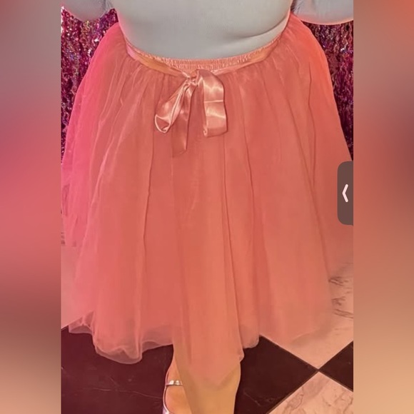 Dresses & Skirts - Elegant Pink Tulle Skirt
